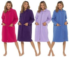 Zip Fleece Dressing Gown