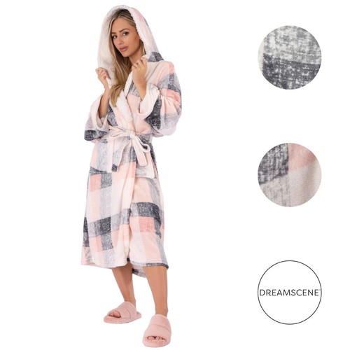 Dreamscene check hooded - dreamscene,