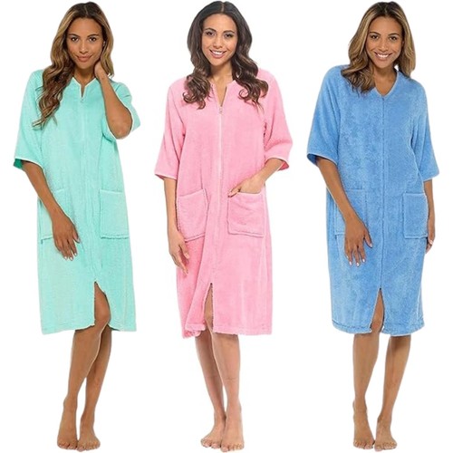 Ladies bathrobe terry - ladies,