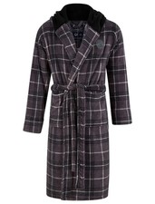 Men's Grey Check Fleece