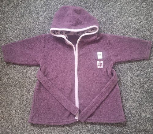 Mothercare purple hooded baby - purple,