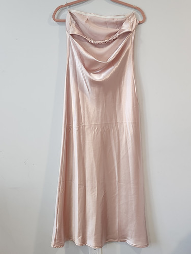 Shein pink satin cowl - shein,