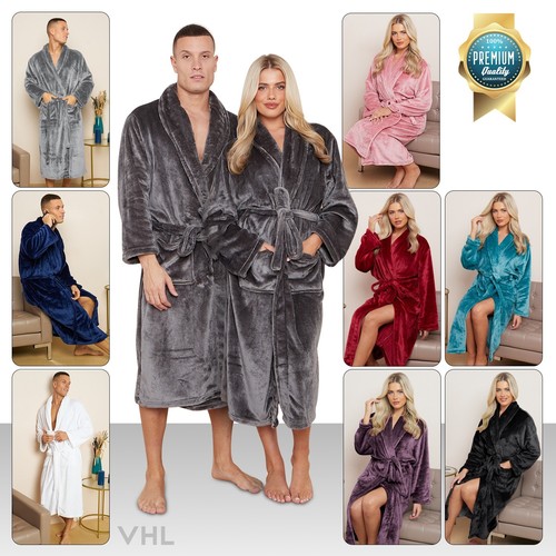Men women flannel fleece bath - fleece,