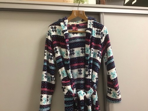 Ladies small fleecy dressing - fleecy,