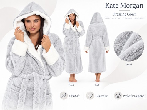 Ladies dressing gown soft - ladies,