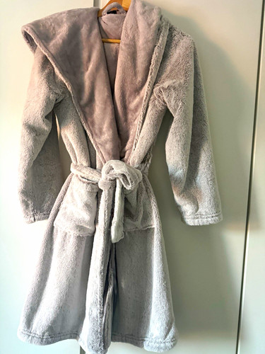 Boux avenue grey fleece hooded - grey,