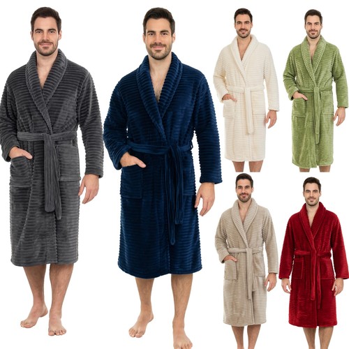 Fleece dressing gown sherpa - gown,