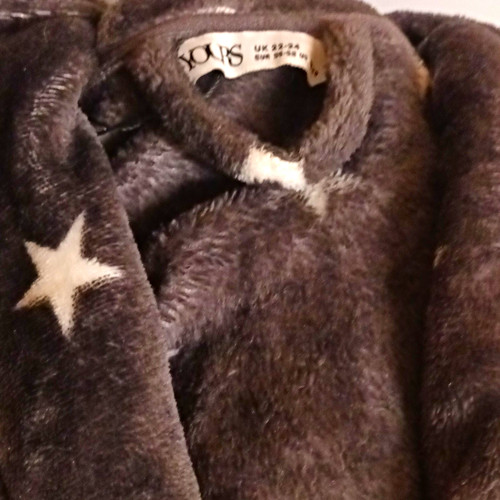 Yours grey star print - star, fleece