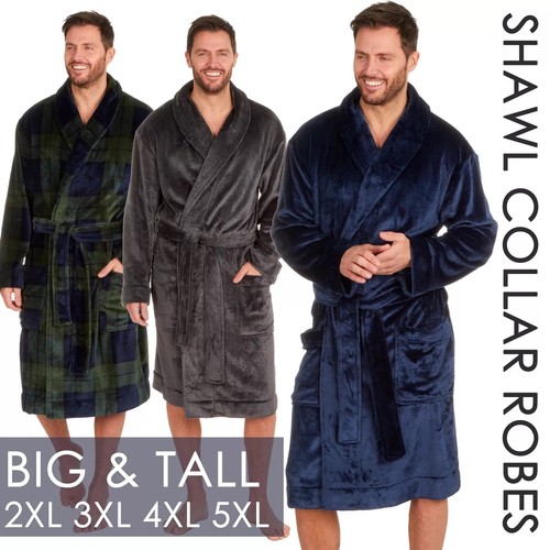 Mens new dressing gown plush - new,