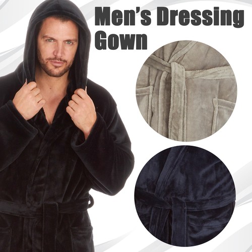 Mens dressing gown with - with, hood