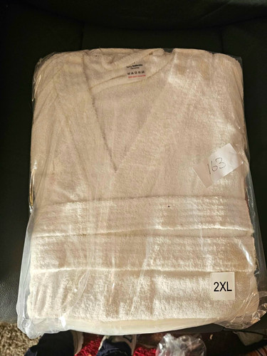 Cotton towelling bathrobe - cotton,
