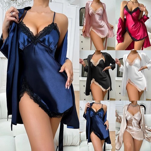 2pcs womens sexy - womens, satin