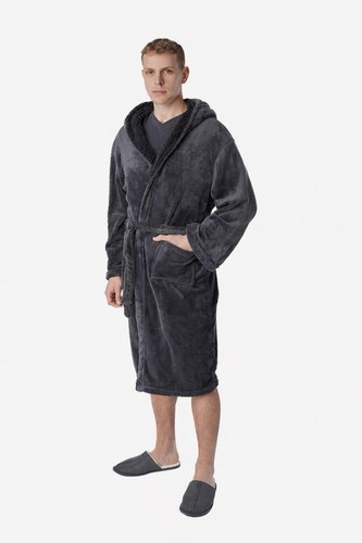 Long dressing gown with - long,