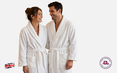Luxury bath robe - 550, gsm