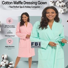 Ladies Dressing Gown 100%