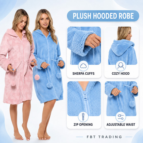 Womens ladies dressing gown - ladies,