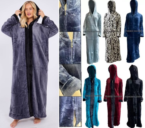 Full zip fluffy hooded - full,