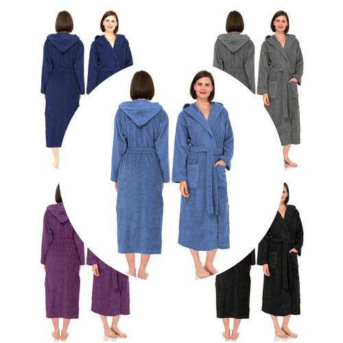 Luxury hooded bathrobe - luxury,