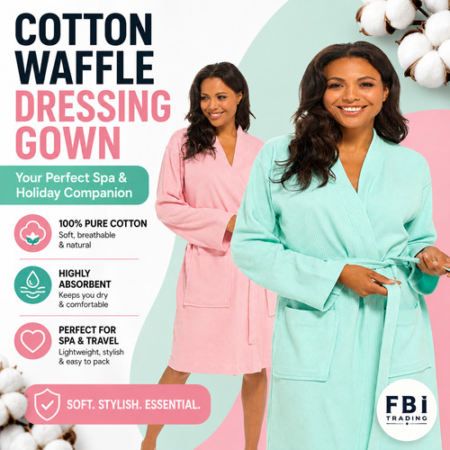 Ladies dressing gown 100 - ladies,