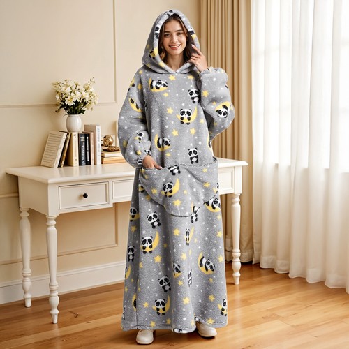 Animals hooded dressing gown - animals,