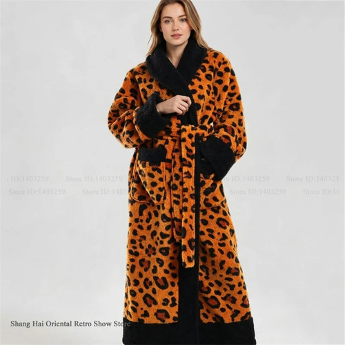 Women leopard fleece - women's,