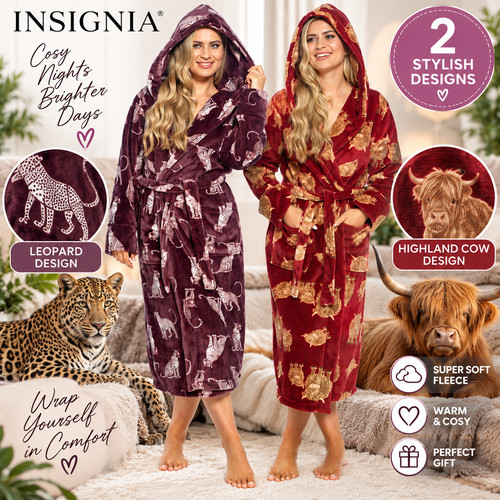 Womens plush fleece dressing - womens,