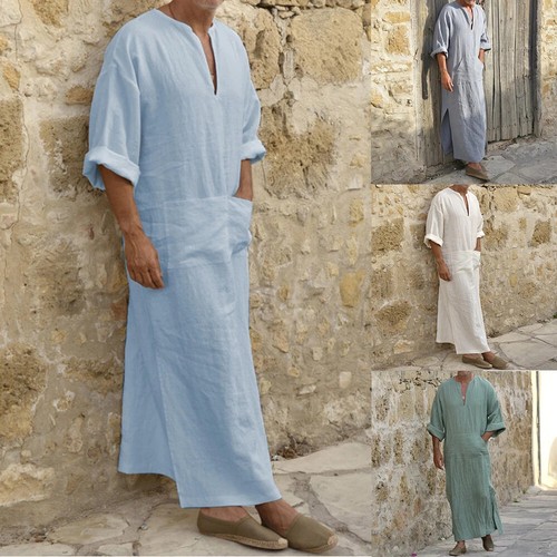 Indian kurta men robe kaftan - indian, men's
