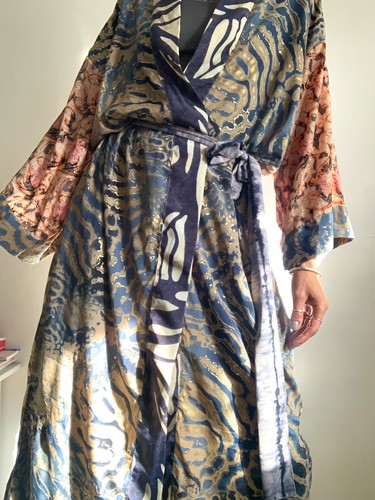 Long dressing gown - dressing, boho