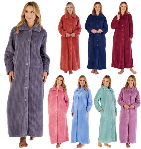 Slenderella button waffle - button, robe