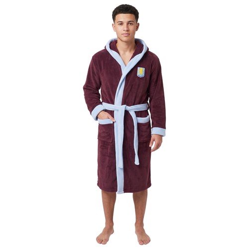 Aston villa mens dressing gown - aston,