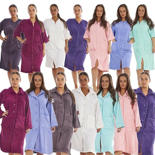 Womens terry towelling zip - terry,